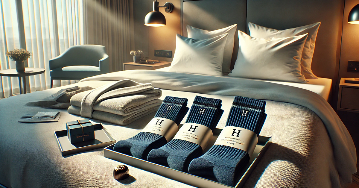 Beyond the Minibar: The Unexpected Luxury of Custom Socks in Hotels & Events