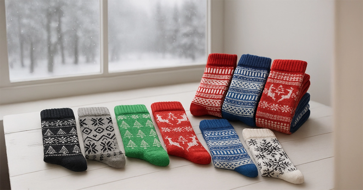 Enveloppé de Chaleur : Chaussettes Personnalisées & Chaussettes avec Logo pour la Saison d’Hiver