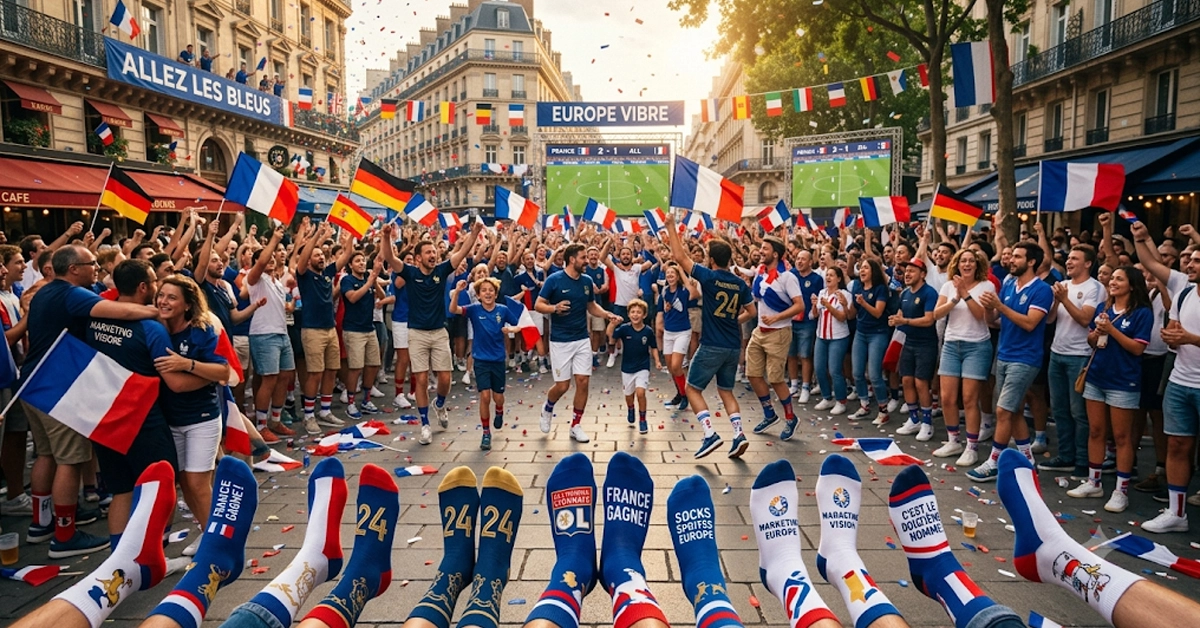 La Coupe du Monde Arrive : Pourquoi les Marques Qui Gagnent Misent sur la Chaussette Personnalisée