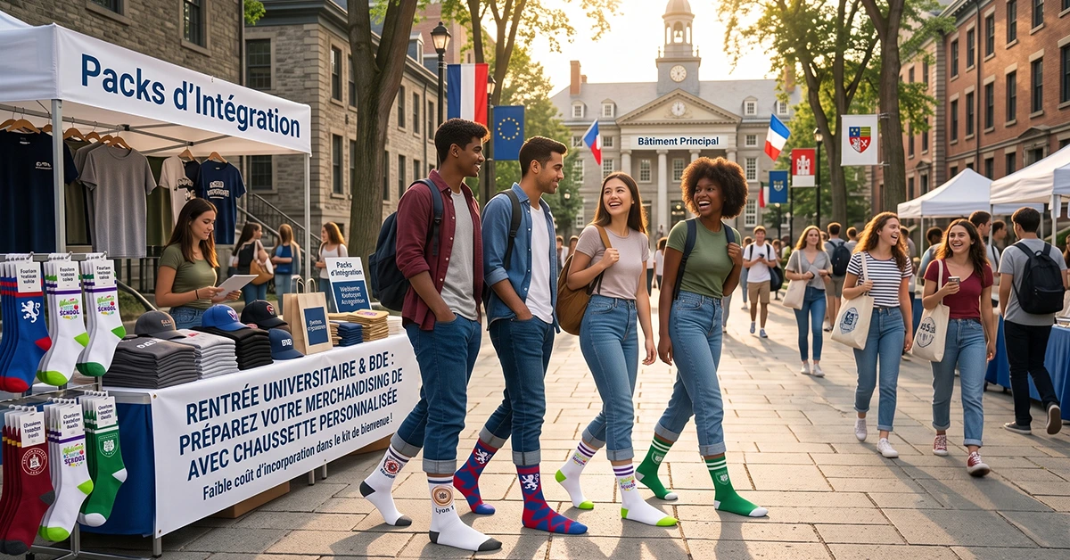 Rentrée Universitaire & BDE : Préparez Votre Merchandising de Rentrée dès Juillet